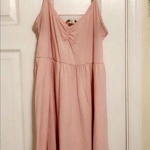 A baby pink dress